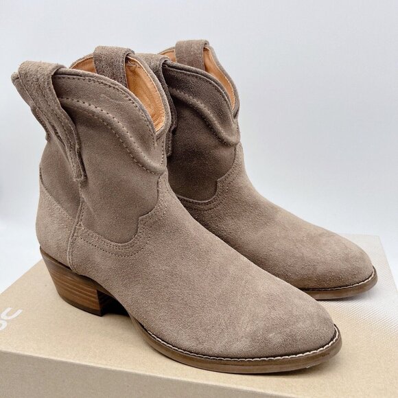 Dingo Tumbleweed Women’s Ankle Boots Casual Booties Sand Suede Leather US 7.5 - Picture 4 of 13